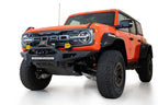 Addictive Desert Designs 22-23 Ford Bronco Raptor Rock Fighter Skid Plate on custom off road truck
