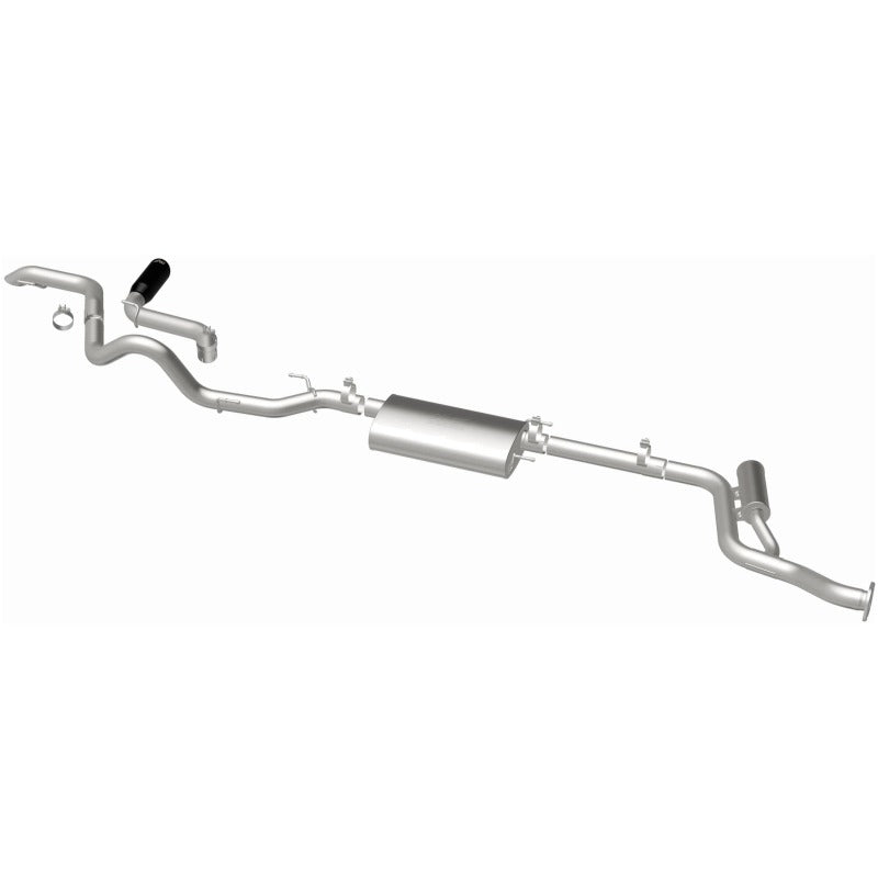 Magnaflow 2024 Toyota Tacoma Overland Series Cat-back Exhaust System for offroad performance upgrades.
