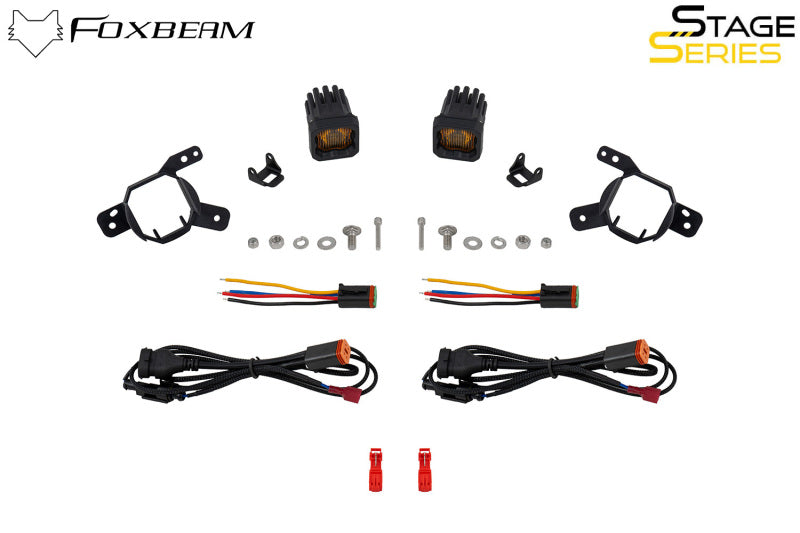 Diode Dynamics LED SSC1 Type G3M Fog Light Bracket Kit - White Secondary image
