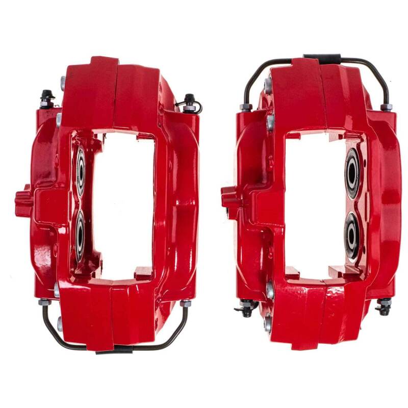 Power Stop 09-15 Cadillac CTS Rear Red Caliper - Pair w/o Bracket Secondary image