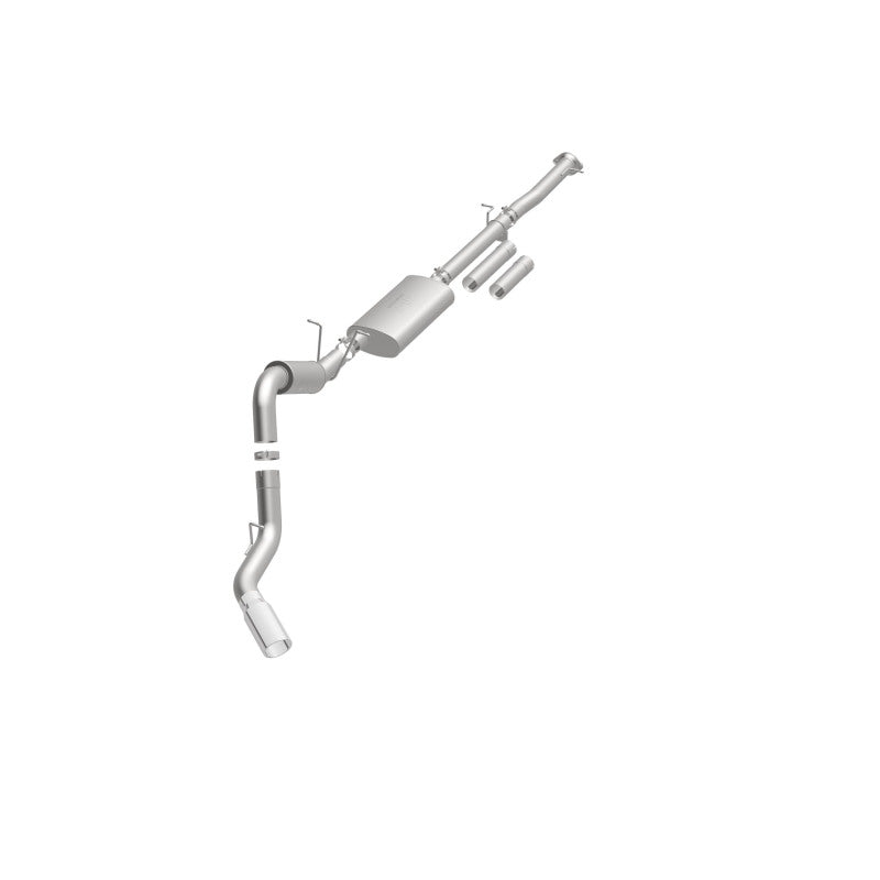 MagnaFlow Stainless Cat-Back Exhaust 2015 Chevy Silverado 2500HD 6.0L P/S Rear Exit 5in - Performance exhaust system for trucks.