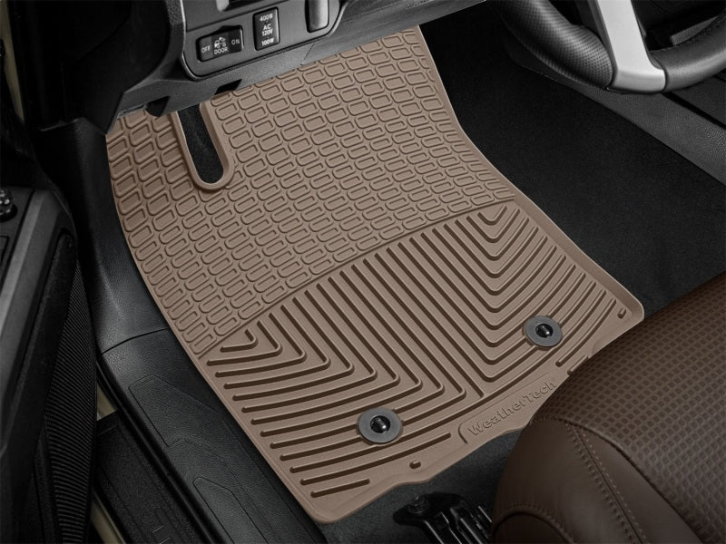 WeatherTech 2018+ Toyota Tacoma Front Rubber Mats - Tan Secondary image