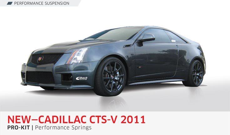 Eibach Pro-Kit for 11 Cadillac CTS-V with performance springs