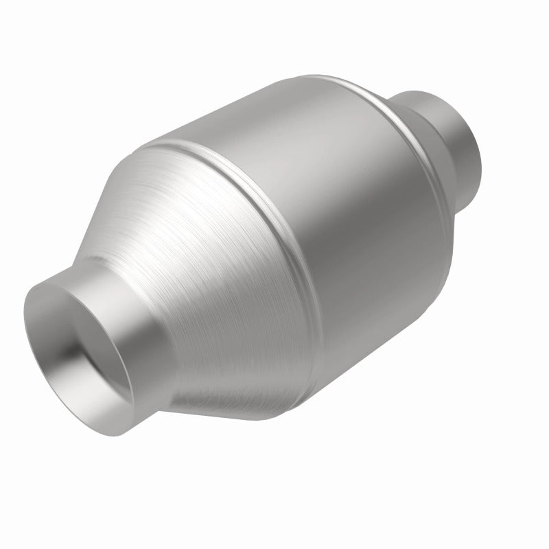 MagnaFlow Conv Univ 2.5in Inlet/Outlet Center/Center Round 3in Body L x 5in W x 8.75in Overall L for offroad parts