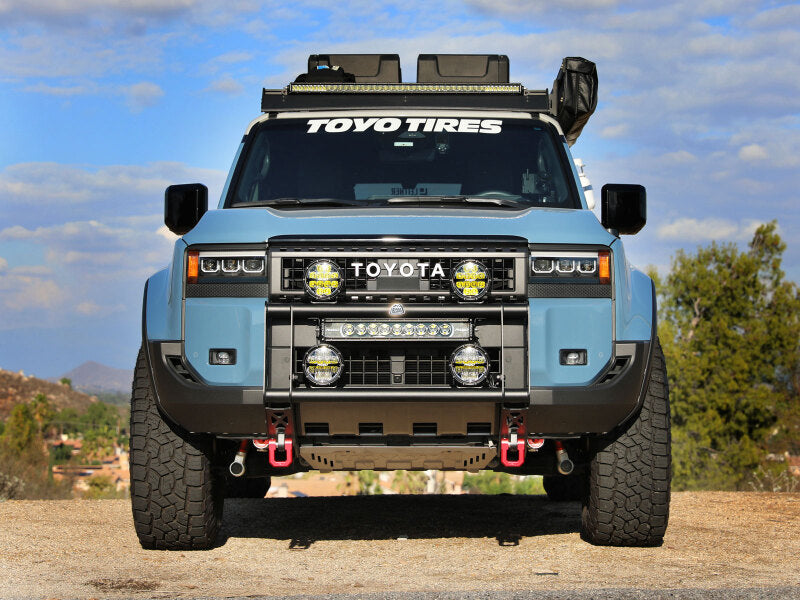 aFe 2024+ Toyota Land Cruiser (J250) L4 2.4L Terra Guard Bull Bar w/ RIGID Lights Secondary image
