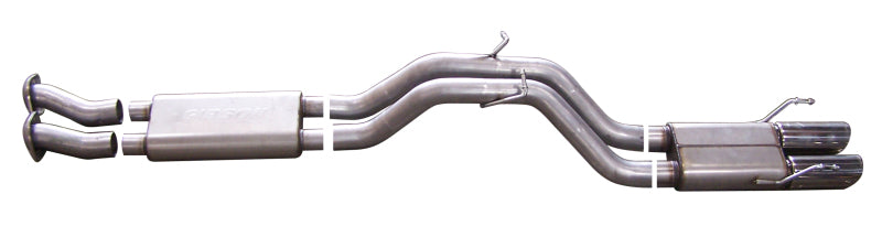 Gibson 06-10 Jeep Grand Cherokee SRT8 6.1L 3in Cat-Back Dual Exhaust - Aluminized for enhanced performance