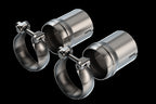 Borla 18-22 Dodge Charger R/T 5.7L V8 T-304 Stainless Steel Ball Flare Tip Adapter - Brushed clamps and adapters