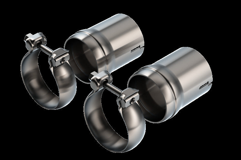 Borla 18-22 Dodge Charger R/T 5.7L V8 T-304 Stainless Steel Ball Flare Tip Adapter - Brushed clamps and adapters