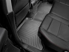 WeatherTech 04+ Nissan Titan Crew Cab Rear FloorLiner - Black in vehicle