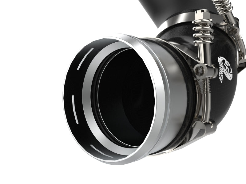 aFe Bladerunner Intercooler Cold Charge Pipe Black 3.5-2.75in 2021+ Ford F-150 V6-2.7L (tt) Secondary image