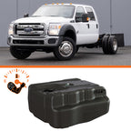 Titan Fuel Tanks 11-19 Ford F-350/F-450 Narrow Frame 40 Gallon After-Axle Utility Fuel Tank installed on truck.