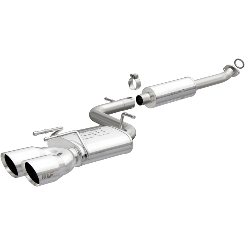 MagnaFlow CatBack 18-19 Toyota Camry SE 2.5L Street Series Single Exit Polished Stainless Exhaust Main image