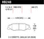 Hawk 2008-2009 Cadillac XLR Platinum HPS 5.0 Rear Brake Pads specifications and dimensions.