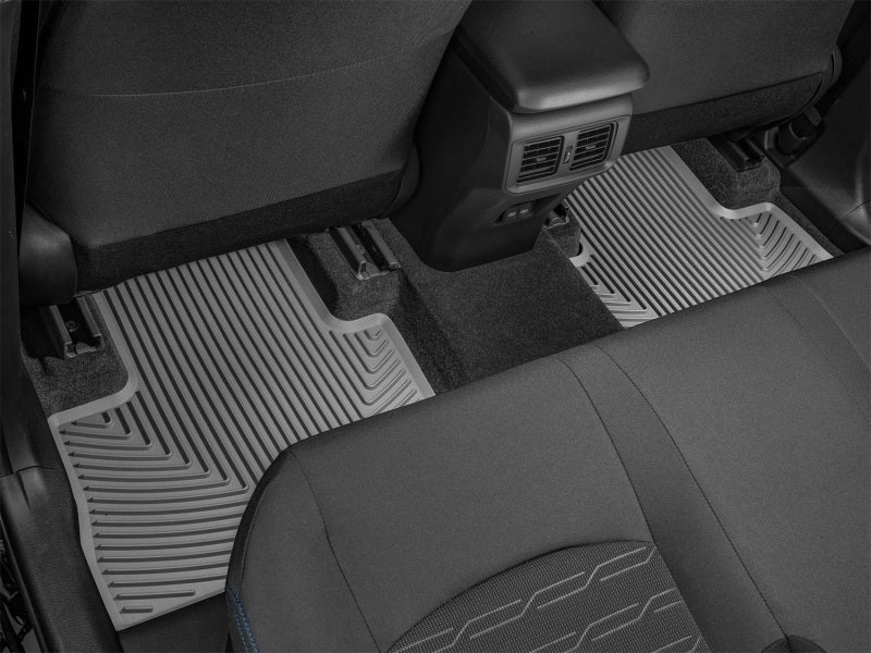 WeatherTech 19-22 Toyota RAV4 / 21-22 Toyota Venza Rear Rubber Floor Mats - Grey Secondary image
