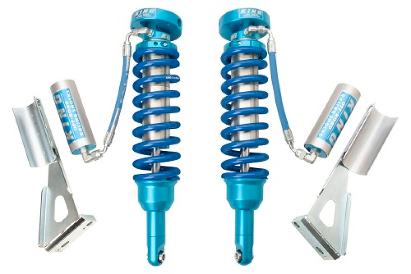 King Shocks 2005+ Toyota Tacoma (6 Lug) Front 2.5 Dia Remote Reservoir Coilover (Pair) for offroad performance upgrades Main image