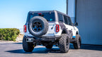 Borla 21-22 Ford Bronco 2.7L V6 4WD ATAK Axle Back Exhaust w/ Black Coated Tips on offroad truck.