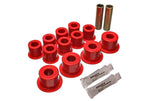 Energy Suspension 00-04 Ford Excursion 4WD / 99-04 F250/F350 4WD Red Front Leaf Spring Bushing Set parts for offroad upgrades