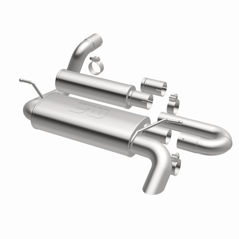 MagnaFlow 18-23 Jeep Wrangler JL 2.0L/3.6L Overland Series Axle-Back Exhaust components