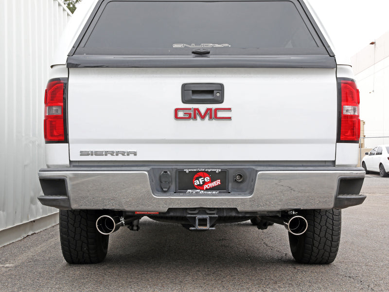 aFe Apollo GT Series Cat-Back Exhaust GM Trucks 09-18 V6-4.3L/V8-4.8/5.3L-Dual Rear Exit Polish Tips Secondary image
