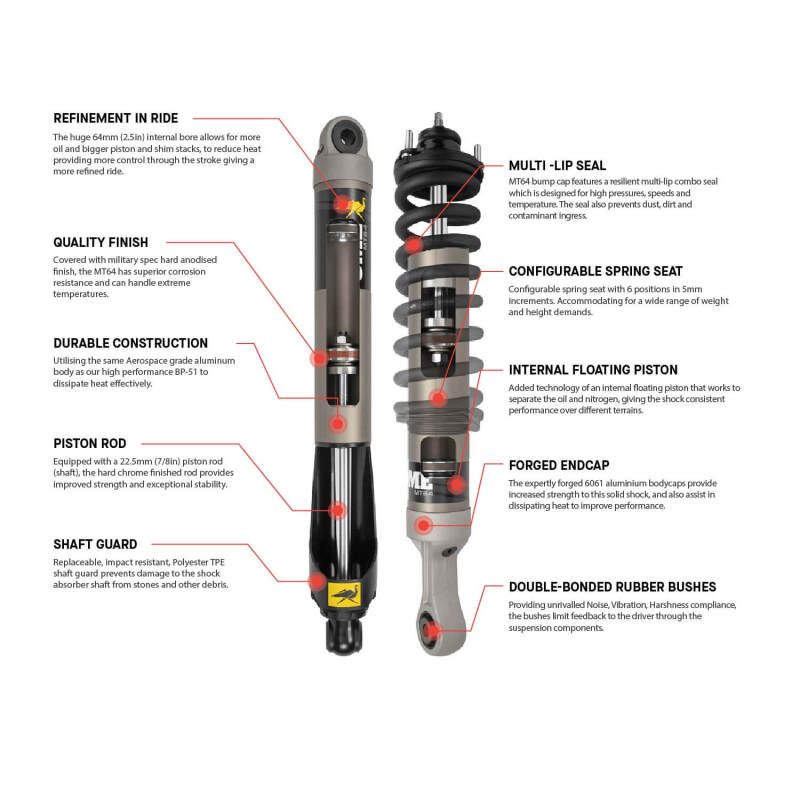 ARB OME 22+ Toyota Tundra Rear Strut MT64 Secondary image