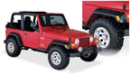 Bushwacker 97-06 Jeep TJ Pocket Style Flares 4pc - Black on Jeep