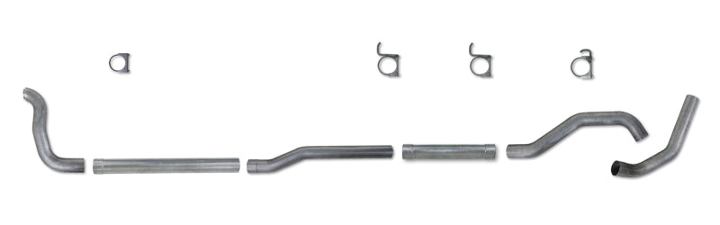 Diamond Eye KIT 4in TB MFLR RPLCMENT PIPE SGL AL: 2-WHEEL DRIVE ONLY 89-93 DODGE CUMMINS 5.9L Secondary image