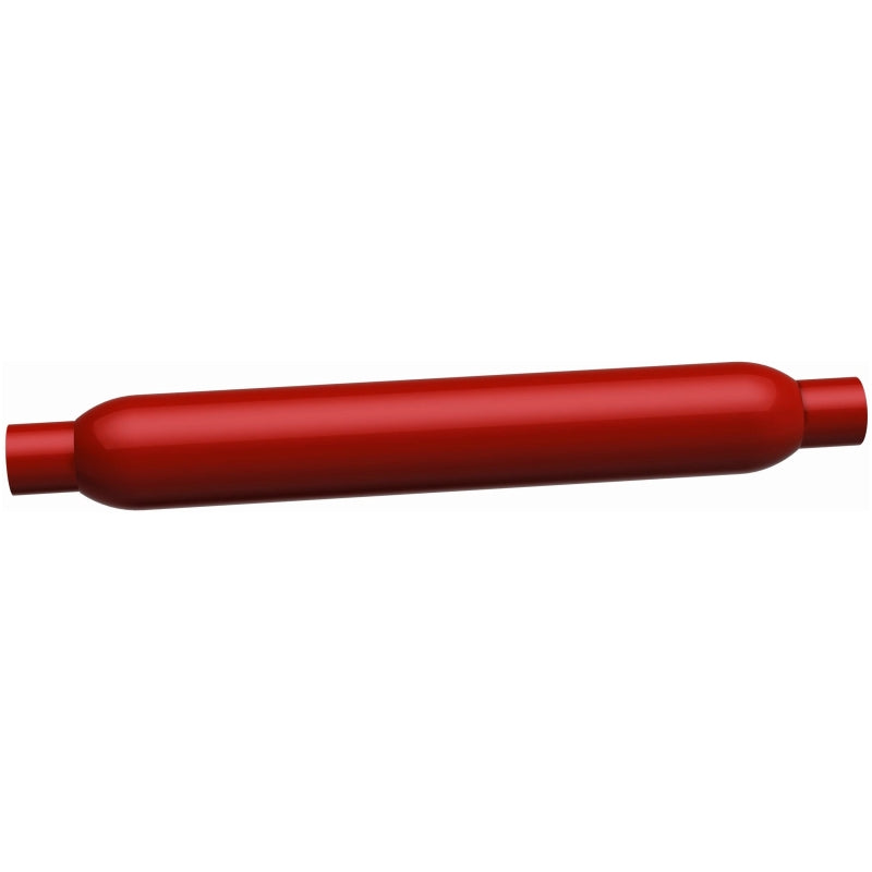 MagnaFlow Muffler Red Pack Series Glasspack 3.5in Rd 22in Body Length 2in/2in Inlet/Outlet for offroad performance upgrades