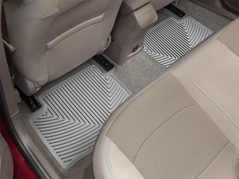 WeatherTech 2017+ Chevrolet Cruze Rear Rubber Mats - Grey Secondary image