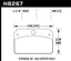 Hawk DR-97 Brake Pads for Strange w/ 0.438in Center Hole dimensions diagram