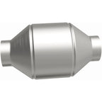MagnaFlow Conv Univ 2.25in Inlet/Outlet Center/Center Round 3in Body L x 5in W x 8.75in Overall L - stainless steel catalytic converter