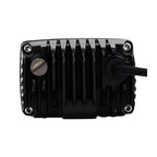 KC HiLiTES C-Series C2 LED 2in. Backup Area Flood Light 20w (Pair Pack System) - Black back view showing heat sink and cable