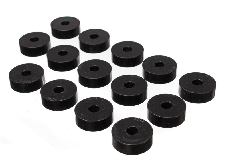 Energy Suspension 55-73 Jeep CJ5/CJ7/CJ8 Scrambler Black Body (Cab) Mount Set Secondary image