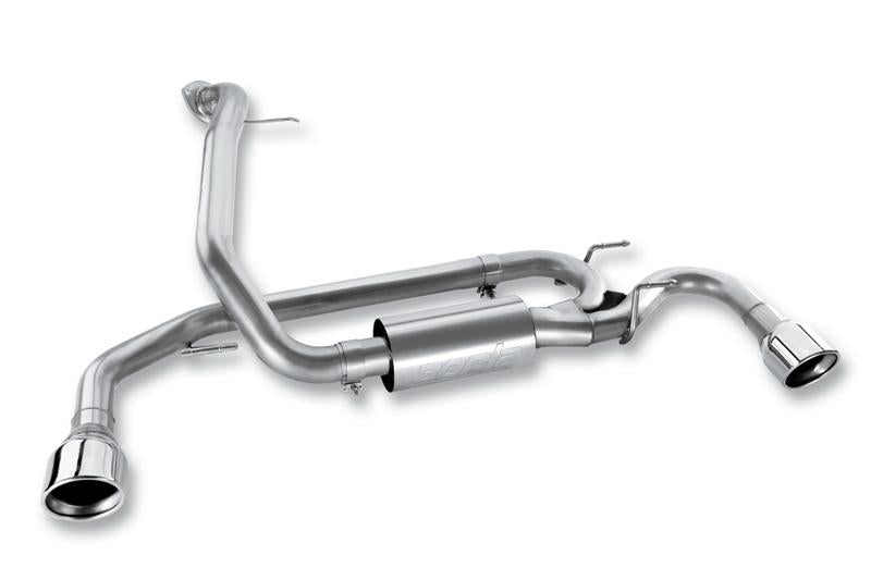 Borla 10-13 Mazda 3/Mazdaspeed 3 2.5L/2.3L Turbo FEW MT Hatchback SS Exhaust (rear section only) for offroad performance upgrades.