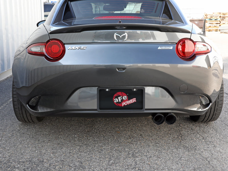 aFe Takeda 2-1/2in 304 SS Axle-Back Exhaust w/ Black Tip 16-19 Mazda Miata L4 2.0L Secondary image
