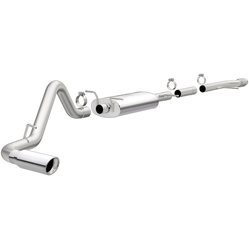 Magnaflow 14 Chevy Silverado V8 5.3L CC/EC Cab Single P/S Rear Exit Stainless Cat Back Perf Exhaust Main image