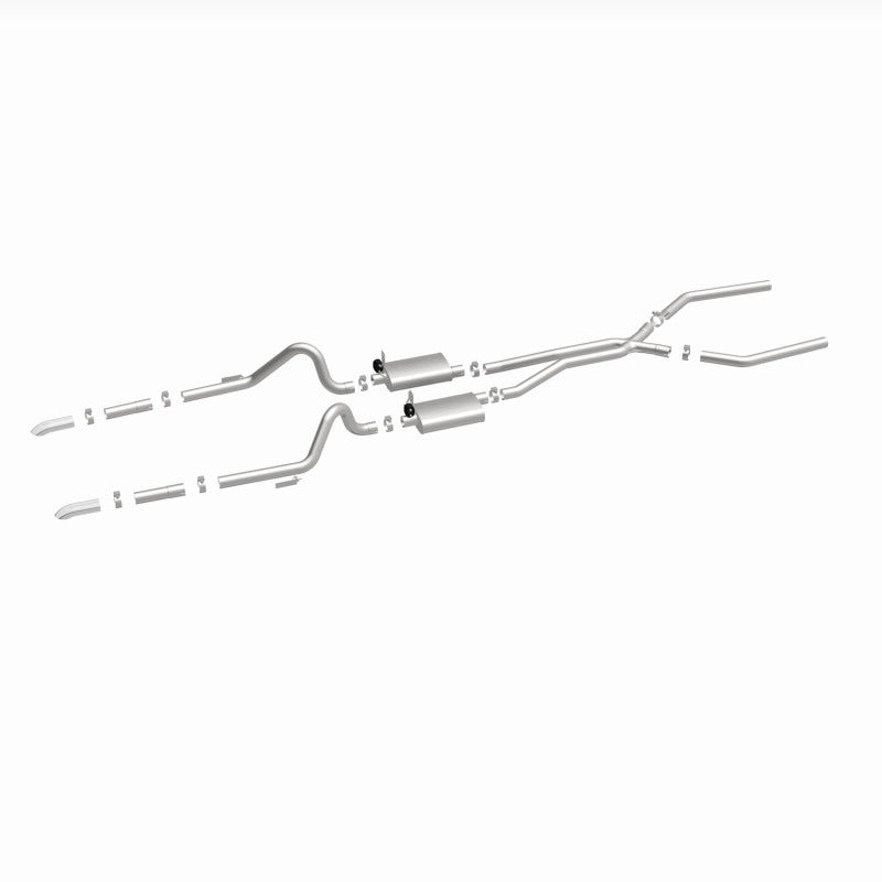 MagnaFlow Sys C/B 64-66 Ford Mustang 2.5inch performance exhaust system components