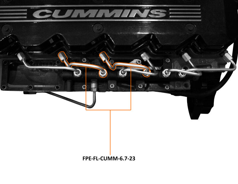 Fleece Performance 07.5-18 Dodge Ram 2500/3500 6.7L Cummins Fuel Injection Line (2 & 3) Secondary image