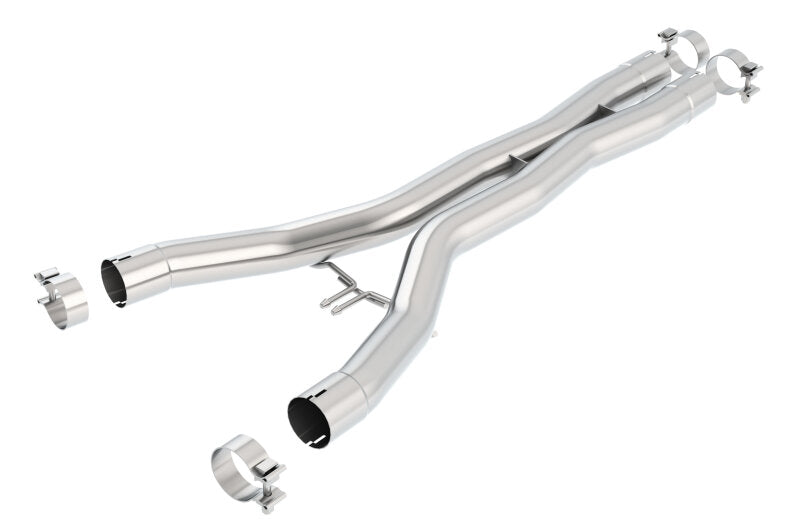 Borla 2014 Chevy Corvette Stingray X-Pipes (Smog Legal Cut and Clamp) for performance upgrades.