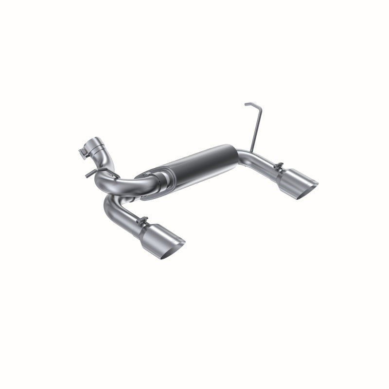 MBRP 07-14 Jeep Wrangler/Rubicon 3.6L/3.8L V6 Axle-Back Dual Rear Exit Aluminum Performance Exhaust Secondary image