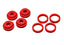 Energy Suspension 95-04 Mitsubishi Eclipse FWD/AWD Red Manual Transmission Shifter Stabilizer Bush parts set