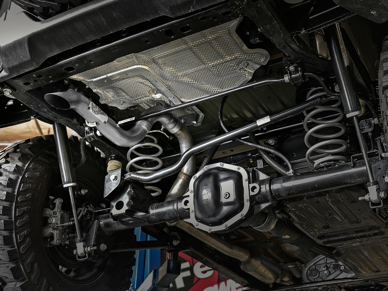 aFe MACH Force-Xp Axle-Back Exhaust System w/No Tip 18-20 Jeep Wrangler L4-2.0T / V6-3.6L Secondary image