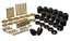 Energy Suspension 1in Black Body Lift Kit hardware set