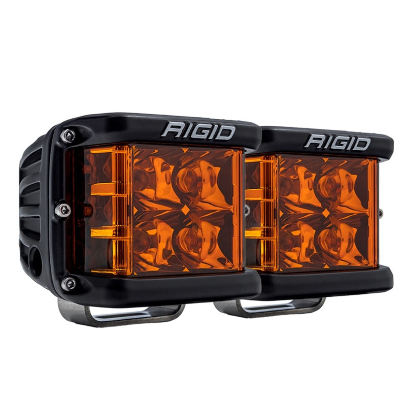 Rigid Industries D-SS Spot w/ Amber PRO Lens (Pair) for offroad lighting and electrical