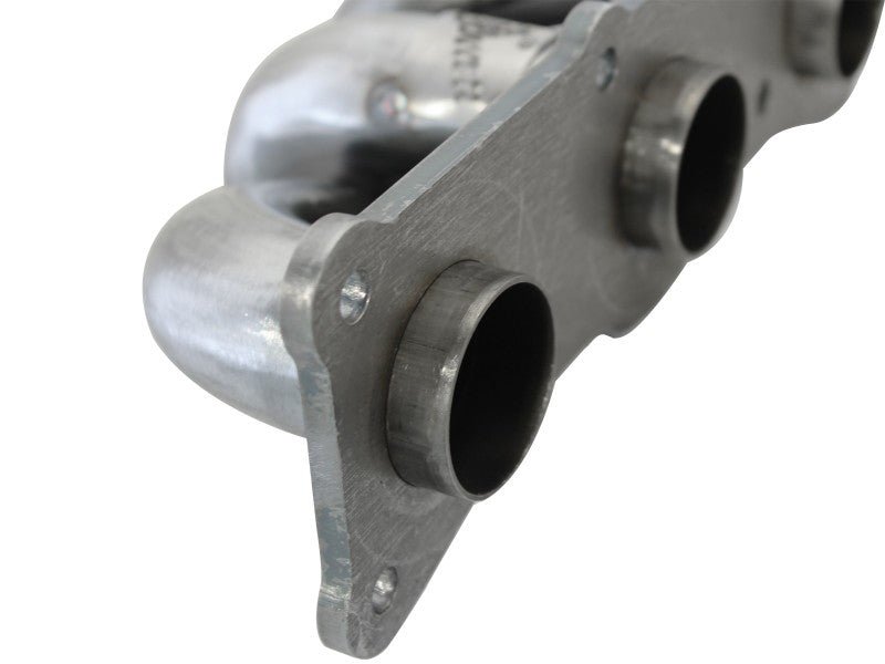 aFe 08-13 BMW 128i (E82/88) L6 3.0L Twisted Steel 304 Stainless Steel Long Tube Header w/ Cat Secondary image