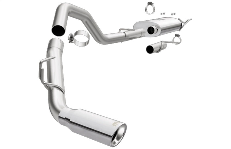 MagnaFlow CatBack 18-19 Ford Expedition V6 3.5L Gas 3in Polished Stainless Exhaust components for performance upgrades Main image
