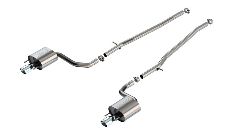 Borla 16-17 Lexus IS200T / 18-24 Lexus IS300 2.25in S Type Cat Back 4.25in Tip - Stainless Steel Tip exhaust system Main image