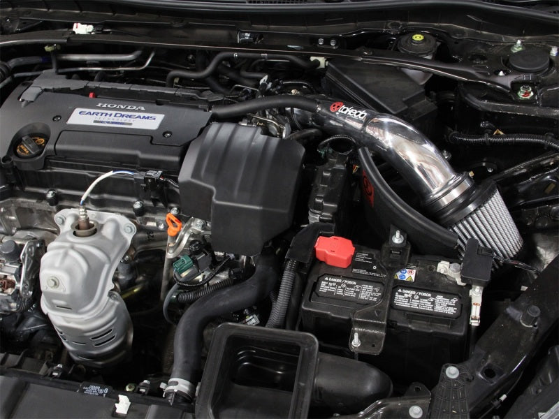 aFe Takeda Stage-2 Pro DRY S Cold Air Intake System 13-17 Honda Accord L4 2.4L (polished) Secondary image