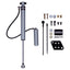 Bilstein B8 5160 Series 18-23 Jeep Wrangler Front Left Shock Absorber for 2-3in Lifted Height with accessories