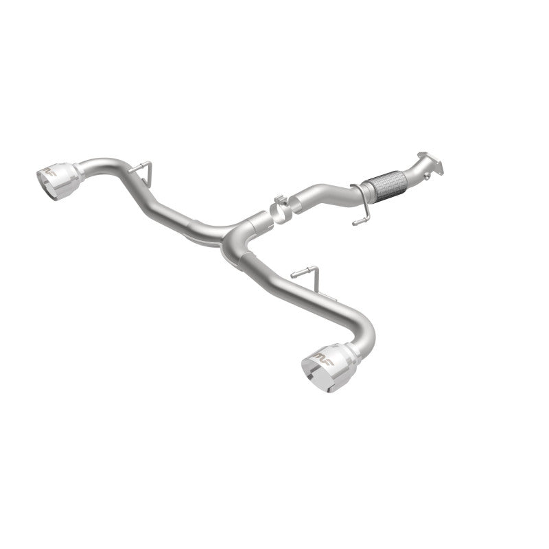 MagnaFlow Cat-Back 2015 Alfa Romeo 4C 1.7L SS 2.5in Dual Split Rear 4.in Tips stainless exhaust system for offroad performance.