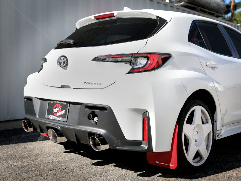 aFe 23-24 Toyota GR Corolla L3 1.6L (t) Gemini XV 3in to 2-1/2in Cat Back Exhaust w/ Polished Tips Secondary image